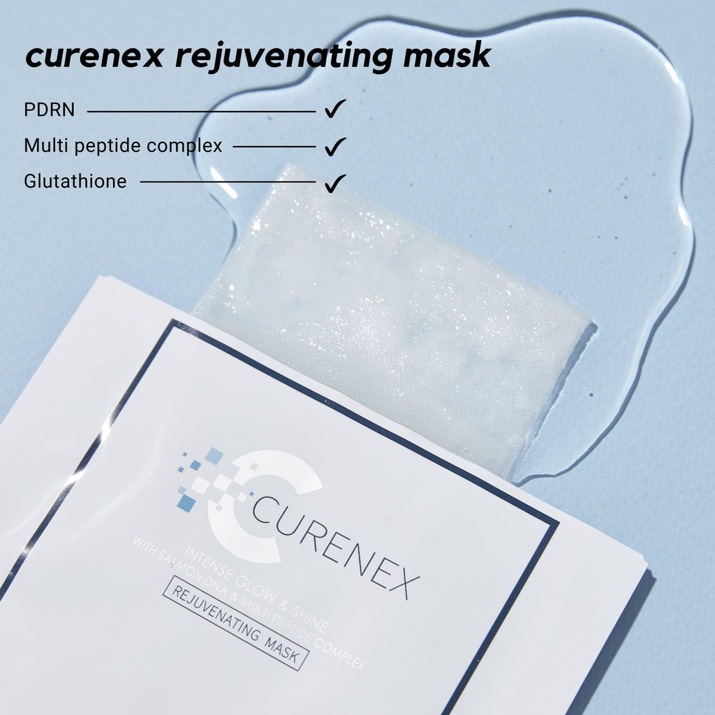 CURENEX Rejuvenating Salmon DNA Mask 30g (Pack of 5) – Hydration, Elasticity & Radiant Glow
