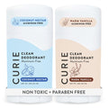 Curie Natural Deodorant for Women - Coconut Nectar & Warm Vanilla (2pk) | Aluminum-Free