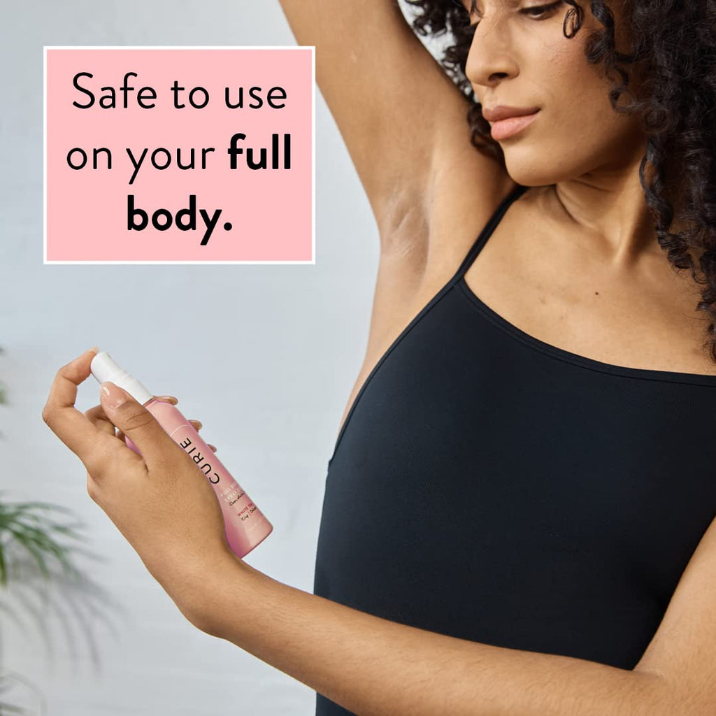 Curie Full Body Spray Deodorant – Aluminum Free, Grapefruit Cassis, 3oz