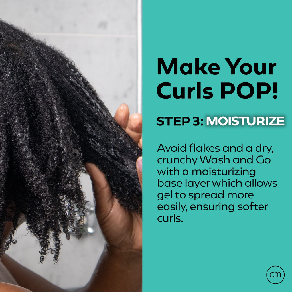 CurlMix Wash + Go Moisturizer – Light Hold with Jojoba Oil for Fine Curls