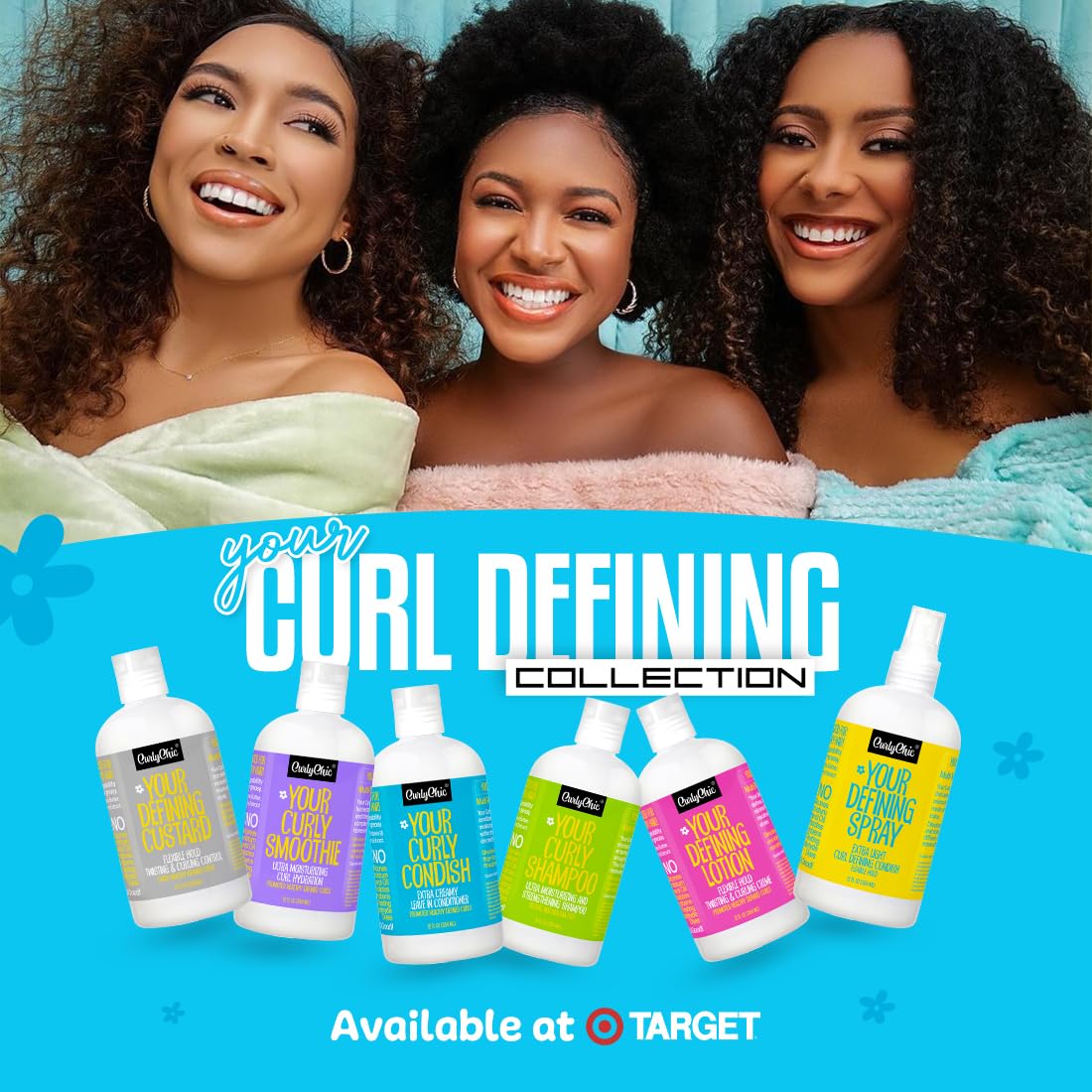 CurlyChic Your Curly Smoothie - Moisturizing Curl Creme for Defined, Healthy Curls