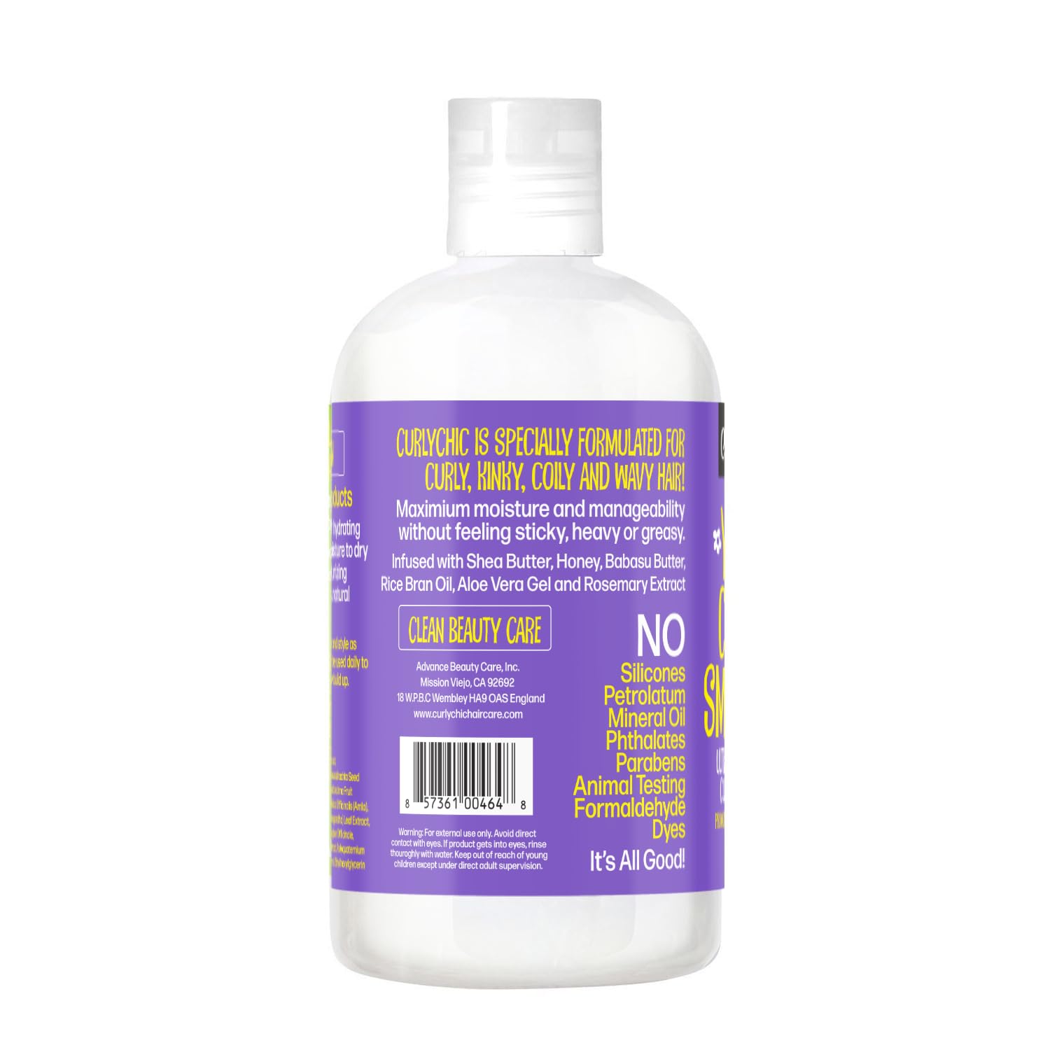 CurlyChic Your Curly Smoothie - Moisturizing Curl Creme for Defined, Healthy Curls