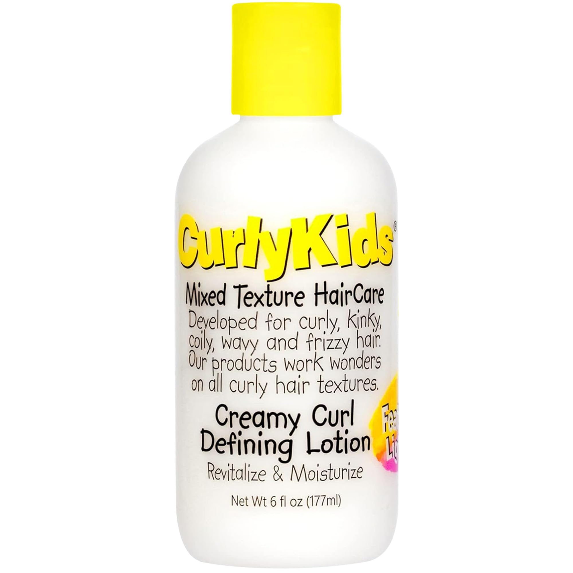 CurlyKids Curl Defining Lotion – Lightweight, Non-Crunchy Curls for Kids (6oz)