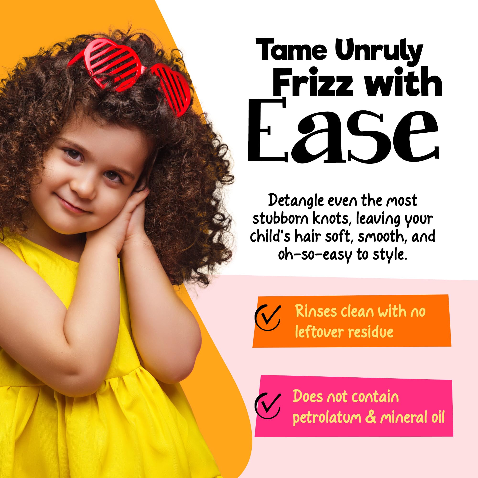 CurlyKids Honey Wash Condish: 2-in-1 Hydrating Shampoo & Conditioner for Kids