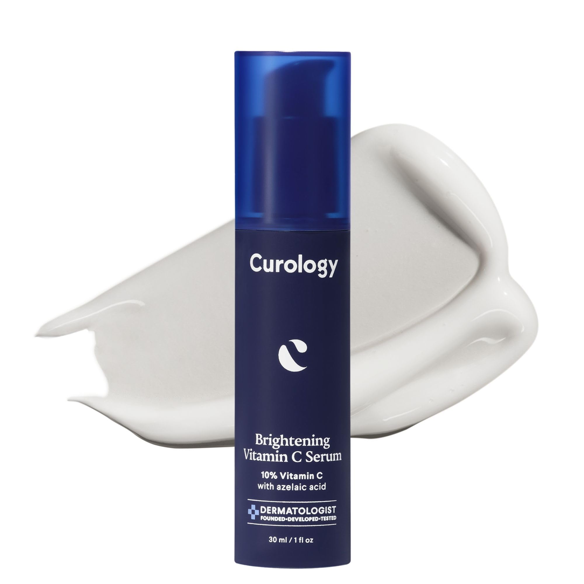 Curology Brightening Vitamin C Serum – Evens Skin Tone, Smooths Texture, Calms Redness (Milky Serum) – 1 fl oz