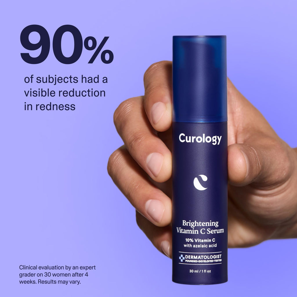 Curology Brightening Vitamin C Serum – Evens Skin Tone, Smooths Texture, Calms Redness (Milky Serum) – 1 fl oz