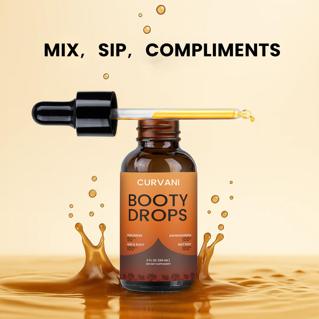 Curvani Booty Drops Lifting Serum – 2 oz Concentrated Formula for Curves