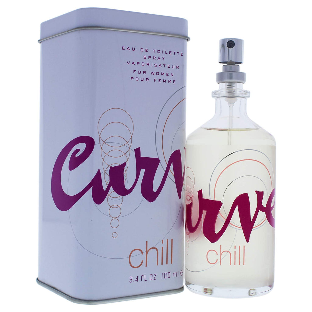Curve Chill Eau de Toilette for Women – 3.4 oz | Fresh, Casual Scent by Curve