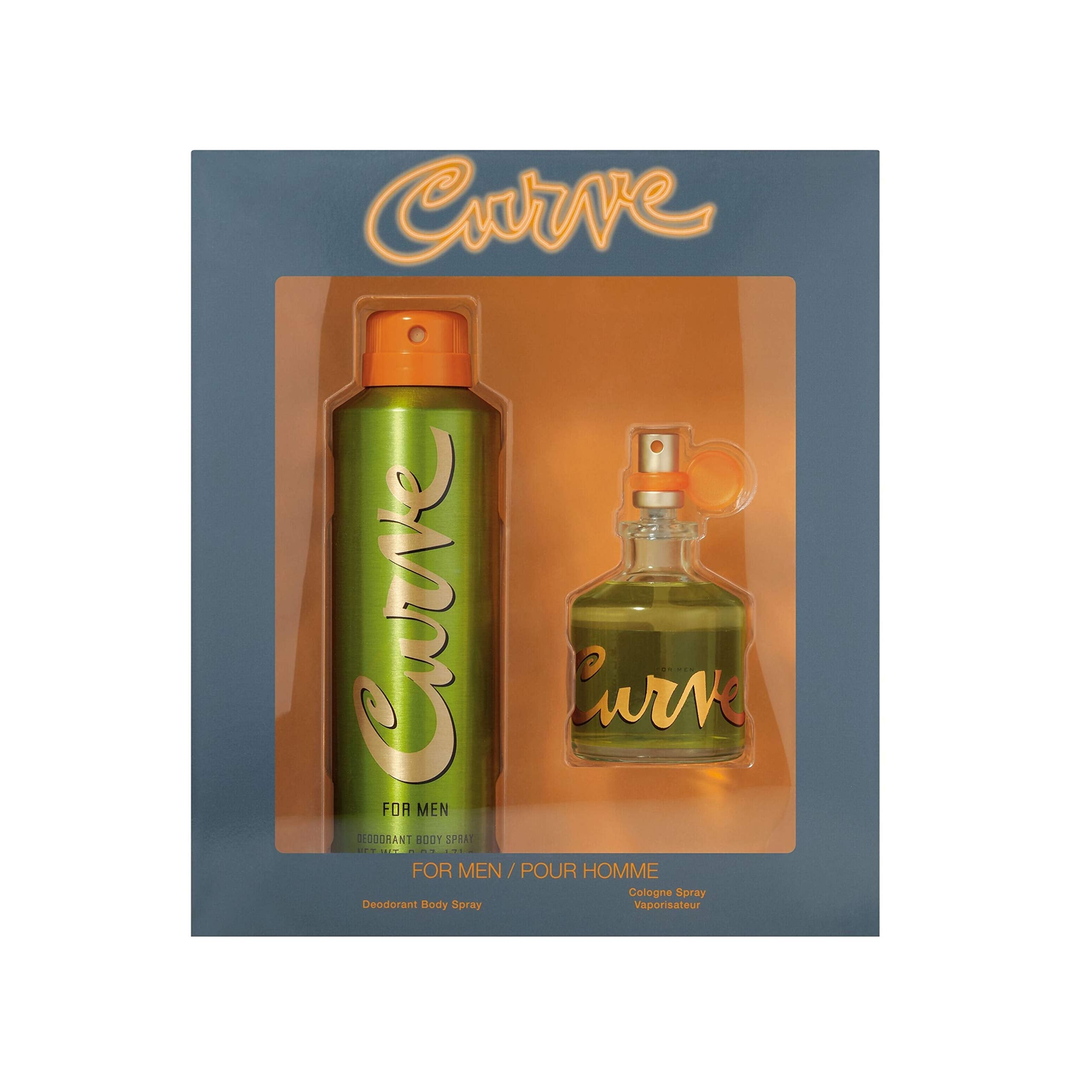 Curve Curve for Men 2-Piece Gift Set – Cologne & Deodorant