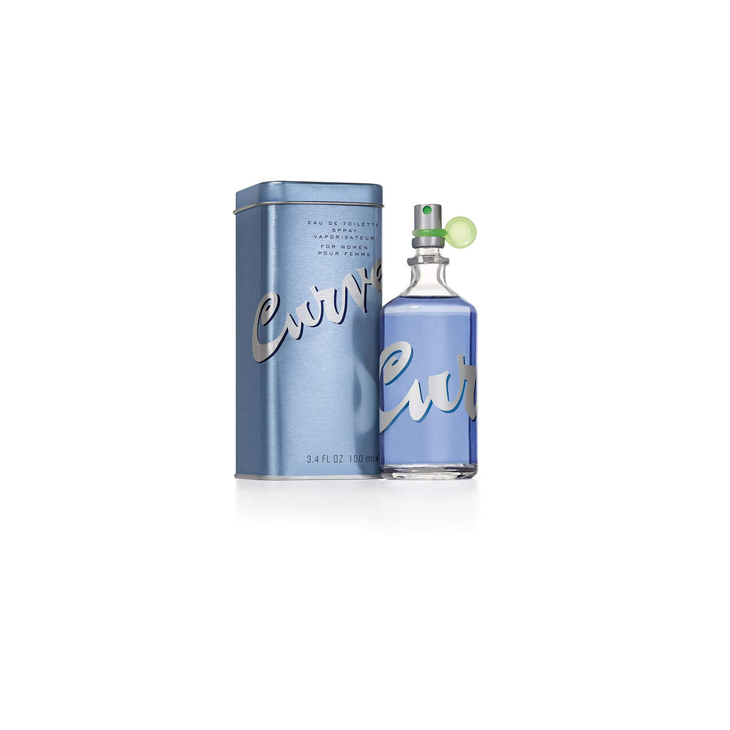 Curve Women's Perfume EDT Spray 3.4 oz | Sparkling Watery-Fresh Floral