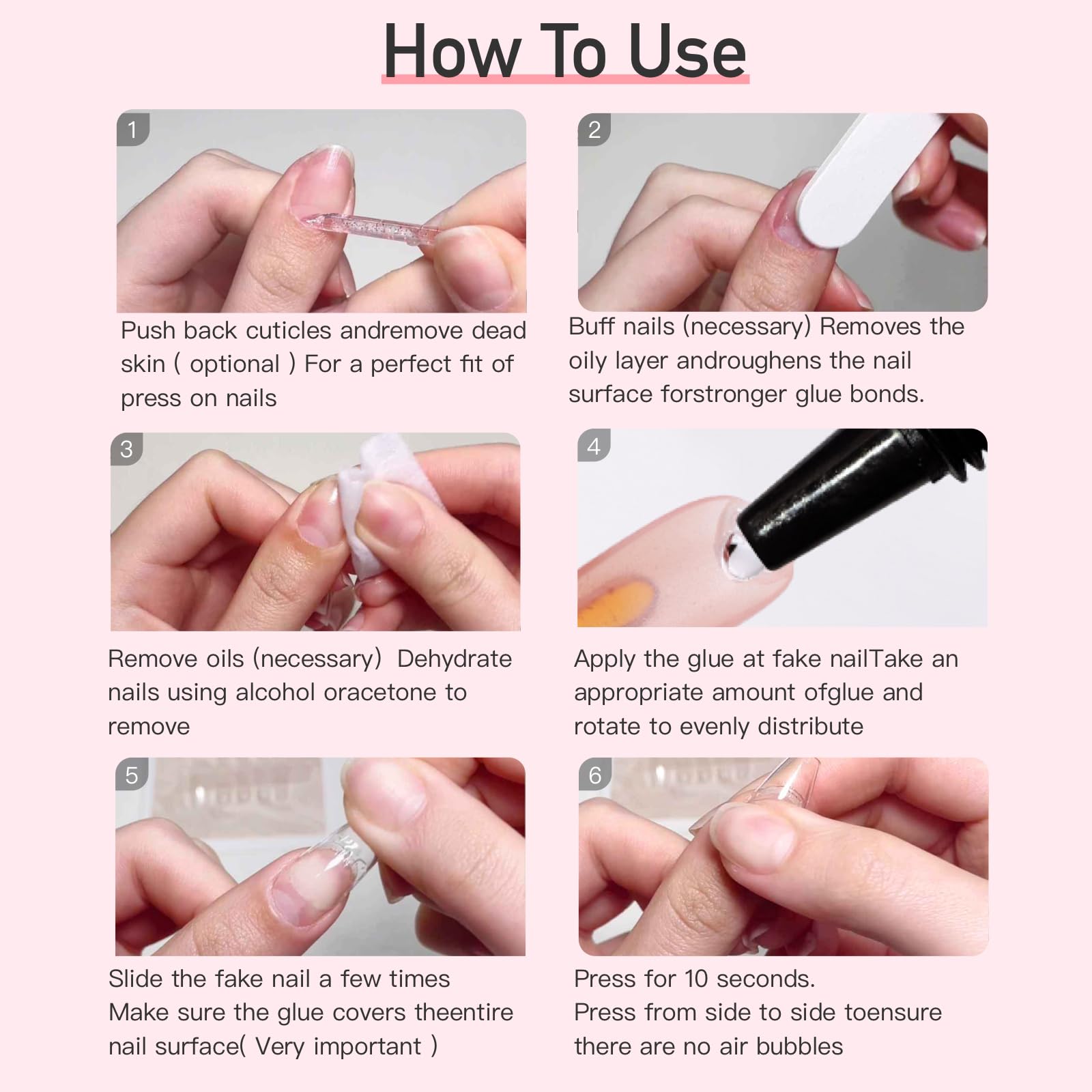 Curvlife 10g Semi-Solid Nail Glue Gel & 20ml Pinpoint Remover Kit for Press-On Nails