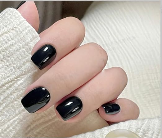 CurvLife Gel French Tip Press-On Nails – Natural Fit & All-Day Wear, Reusable Kit