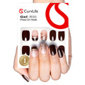 CurvLife Gem Style Soft Gel Press-On Nails Kit – 30 Pcs Full-Cover Tips with Glue & Tabs