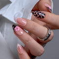 CurvLife Soft Gel Press On Nails – Almond Shape, Long-Lasting Reusable Nails Kit (Petal Veil)