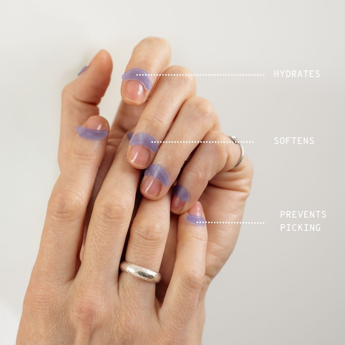 CUTIPATCH Cuticle Patches – Hydrate, Protect & Soften Dry Cuticles | 45 Count (3 Sets + Spares)