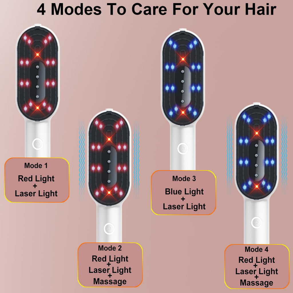 CWTUL Laser Therapy Hair Growth Comb – 3-in-1 Hair Oil Applicator & Scalp Massager