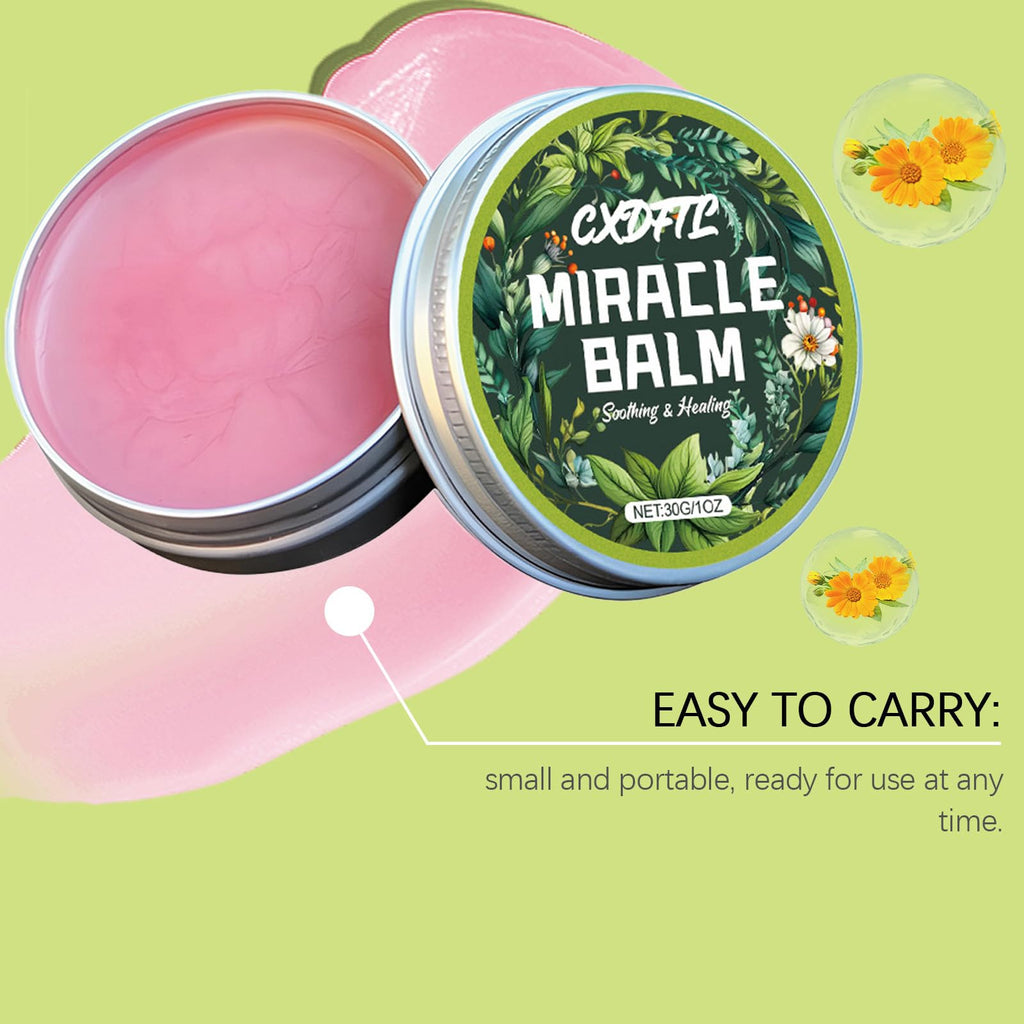 CXDFTL Miracle Balm – Organic 3-Pack Moisturizing Cream for Legs, Arms, and Back