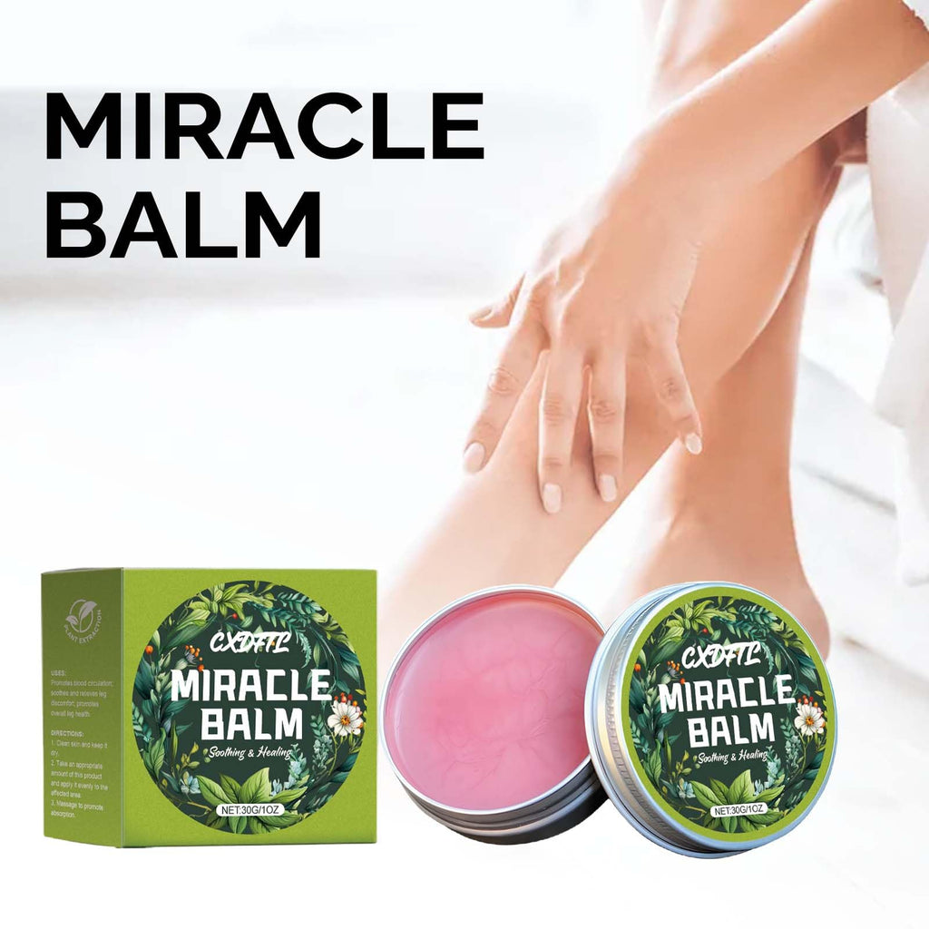 CXDFTL Miracle Balm – Organic 3-Pack Moisturizing Cream for Legs, Arms, and Back