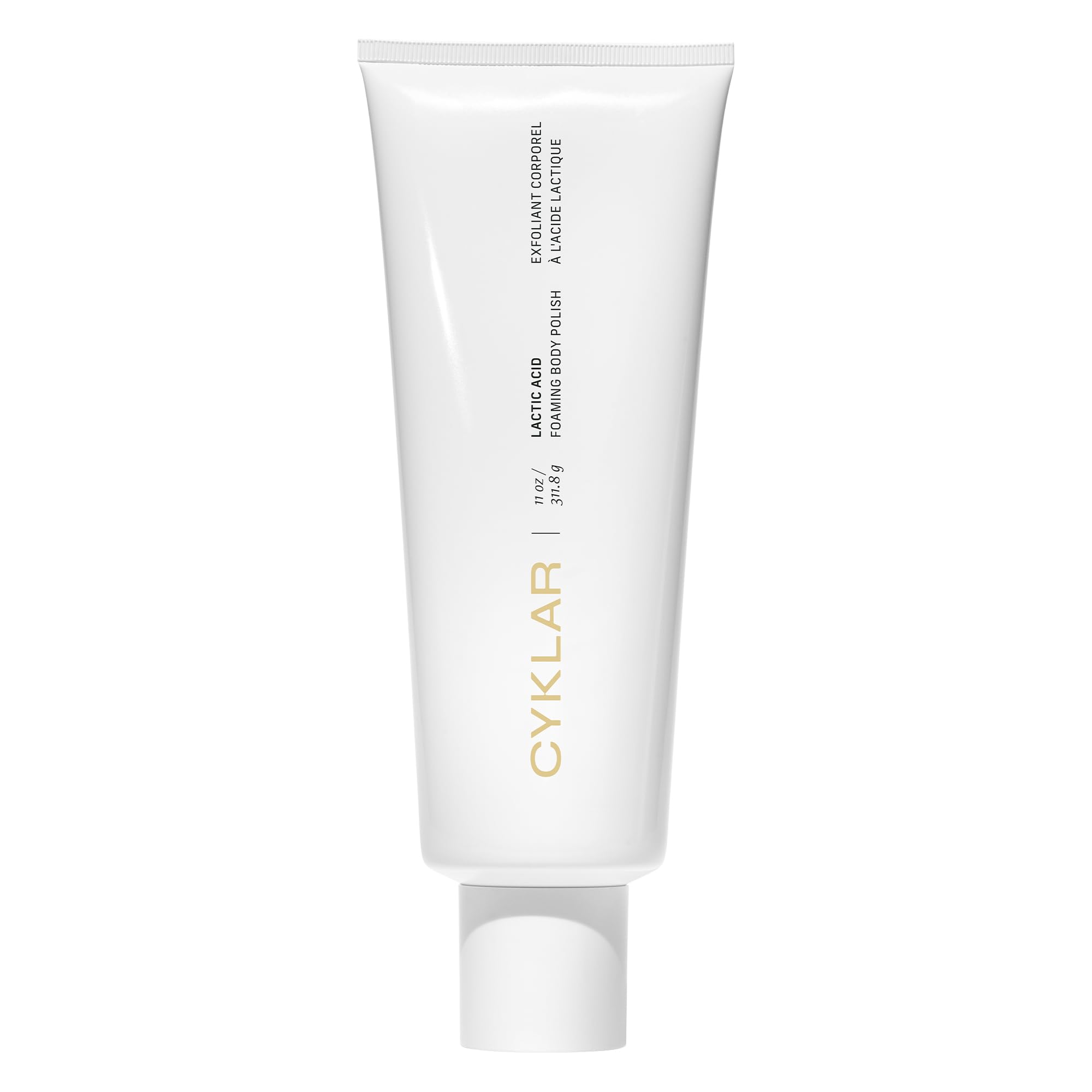 CYKLAR Lactic Acid Body Polish – AHAs + Volcanic Pumice, Fragrance-Free, 11 oz
