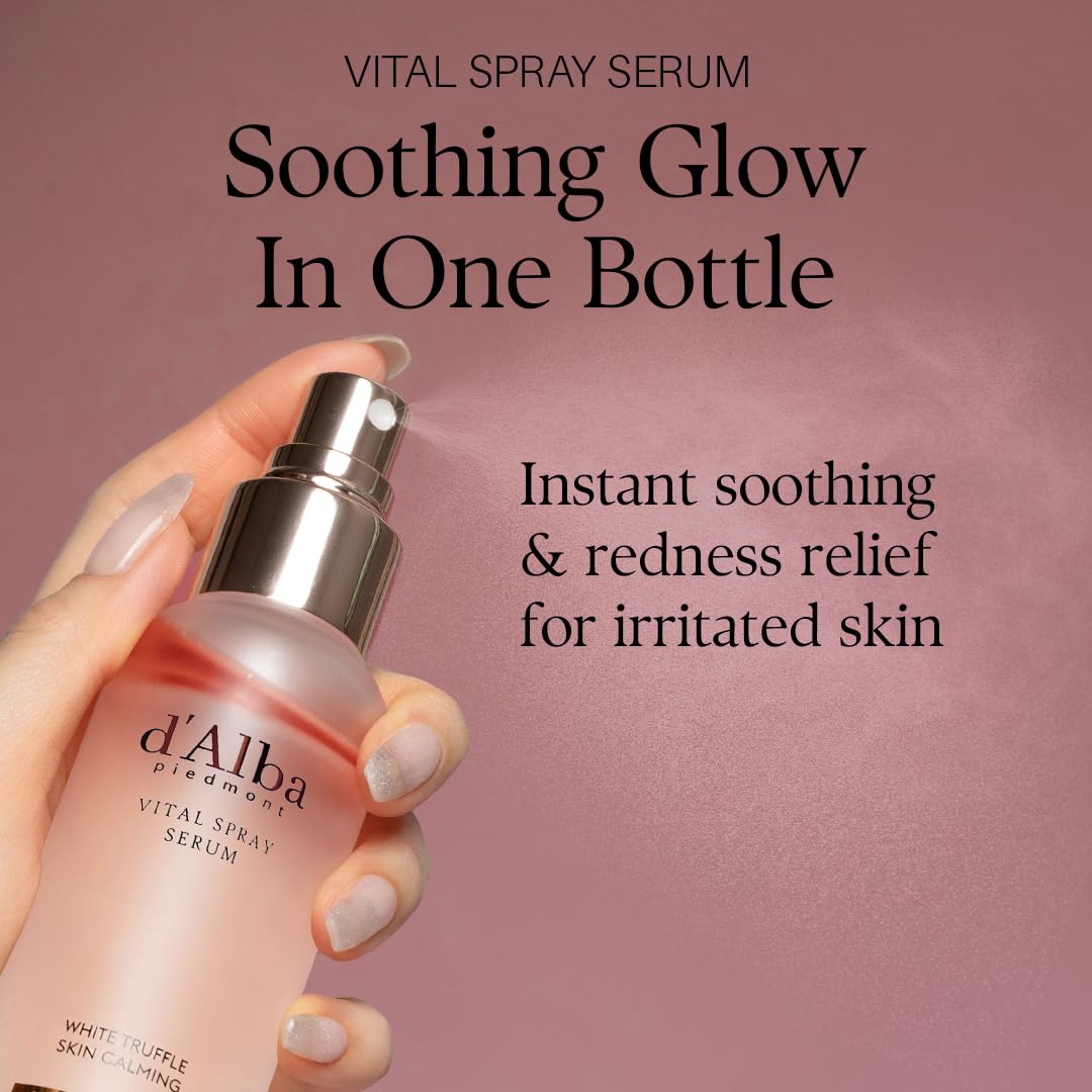 d'Alba Piedmont White Truffle Spray Serum Gift Set – 3 Solutions, Vegan Korean Skincare