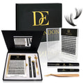 Cluster Lash Kit D’Escandón – Reusable Lashes with Magnetic Tray and Mirror