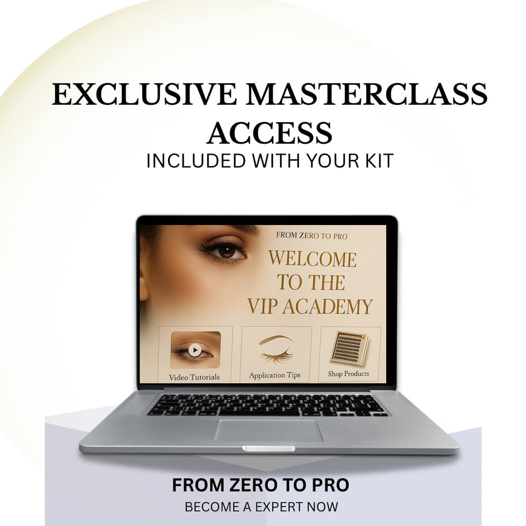 Cluster Lash Kit D’Escandón – Reusable Lashes with Magnetic Tray and Mirror