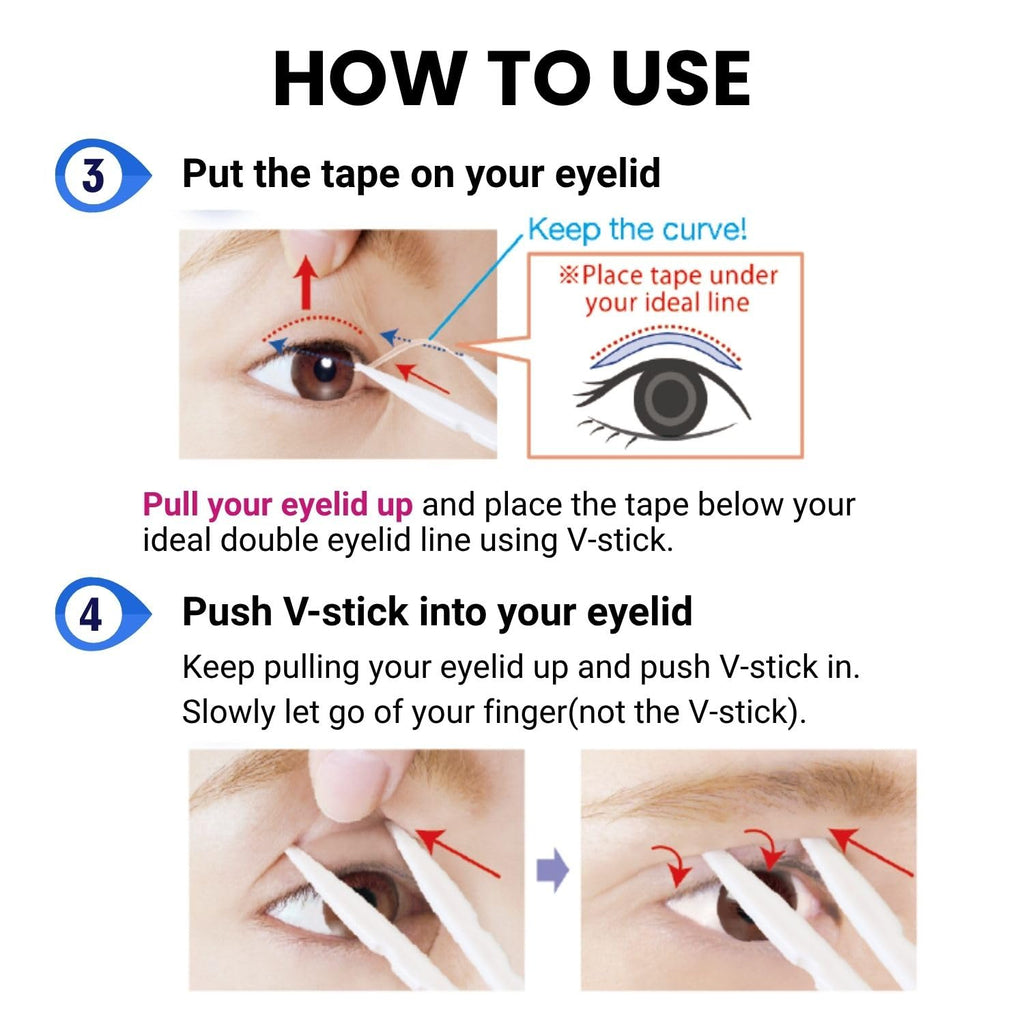 D-UP Invisible Double Eyelid Tape for Hooded Eyes Waterproof Lift Strips 120 Pc