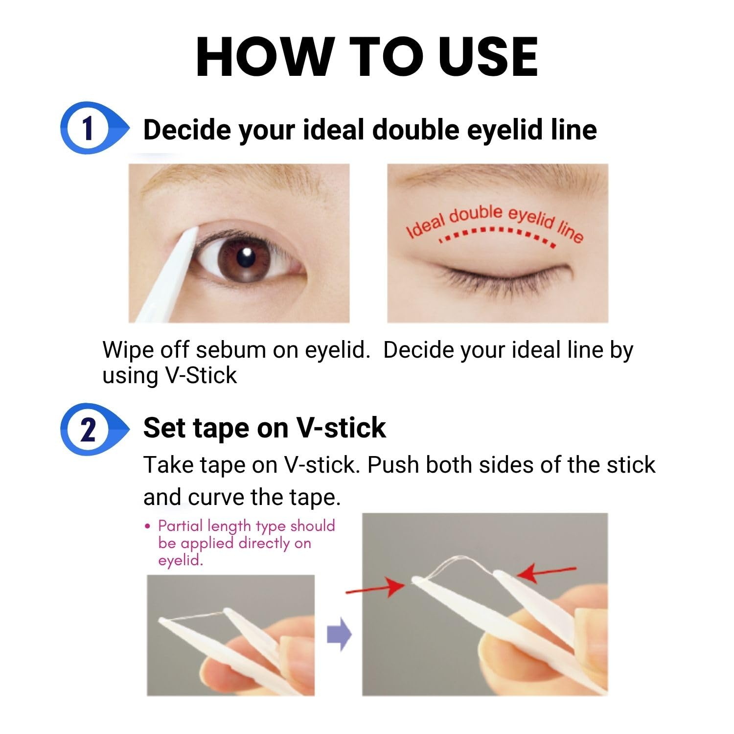 D-UP Invisible Double Eyelid Tape for Hooded Eyes Waterproof Lift Strips 120 Pc