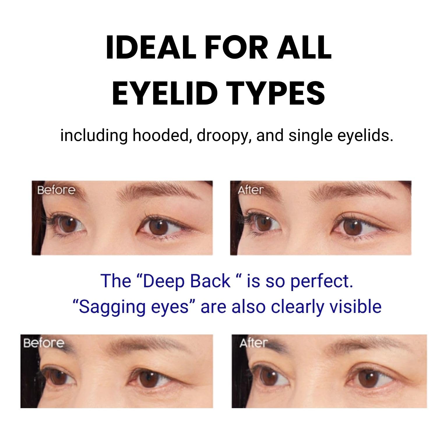 D-UP Invisible Double Eyelid Tape for Hooded Eyes Waterproof Lift Strips 120 Pc
