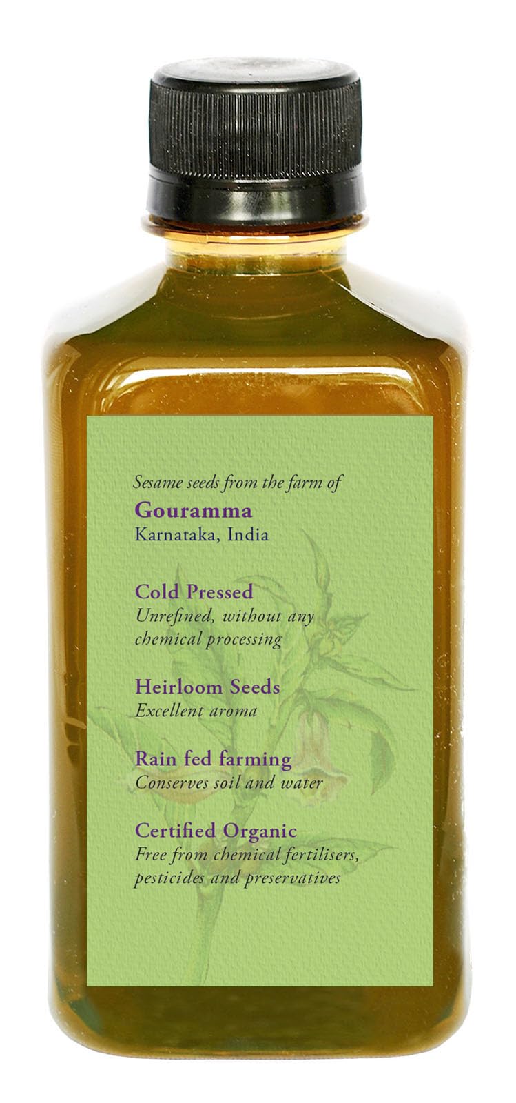 DAANA Sesame Oil for Skin – USDA Organic, Extra Virgin, Cold Pressed (12 oz)