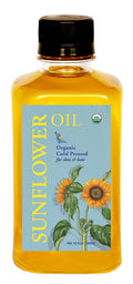 DAANA Sunflower Oil for Skin — USDA Organic, Extra Virgin, Cold-Pressed, 12 oz