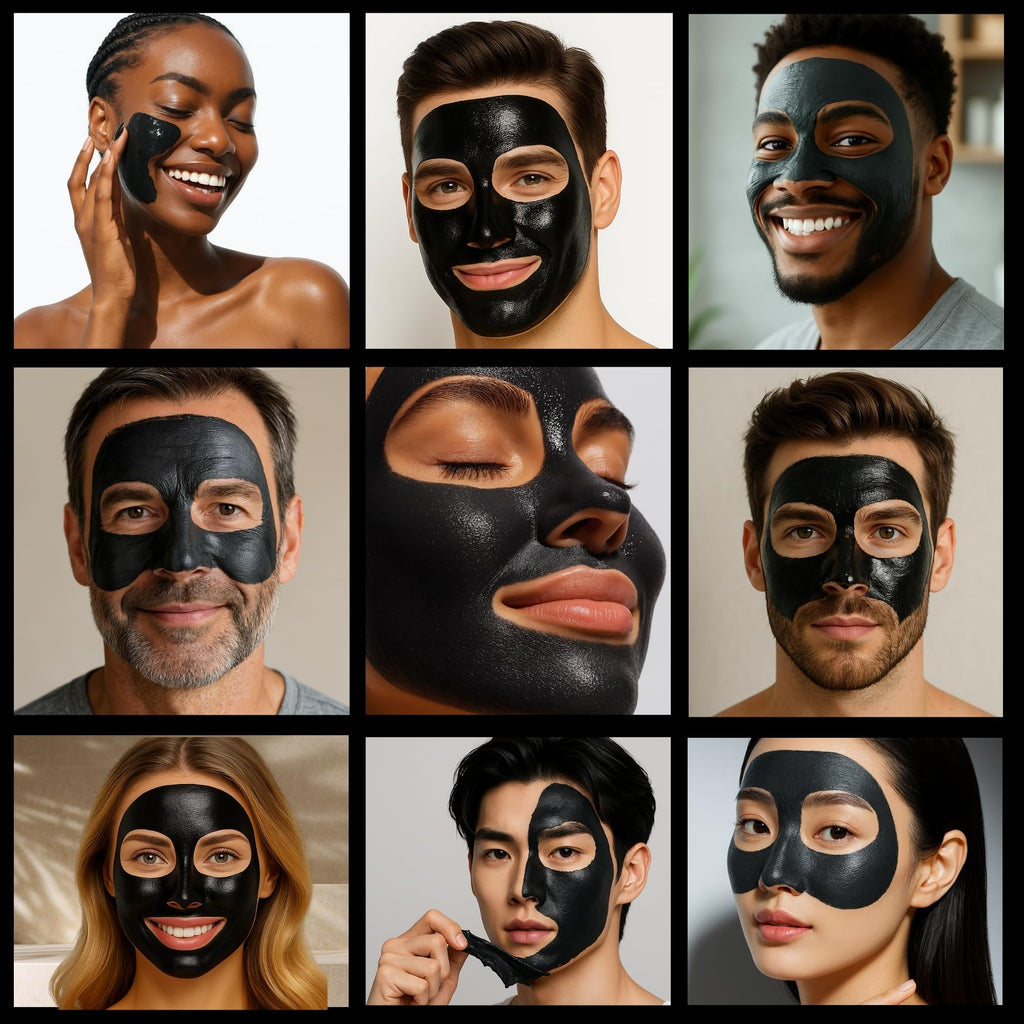 DAAZZS Blackhead Remover Mask – Charcoal Peel-Off Kit for Deep Pore Cleansing & Purifying