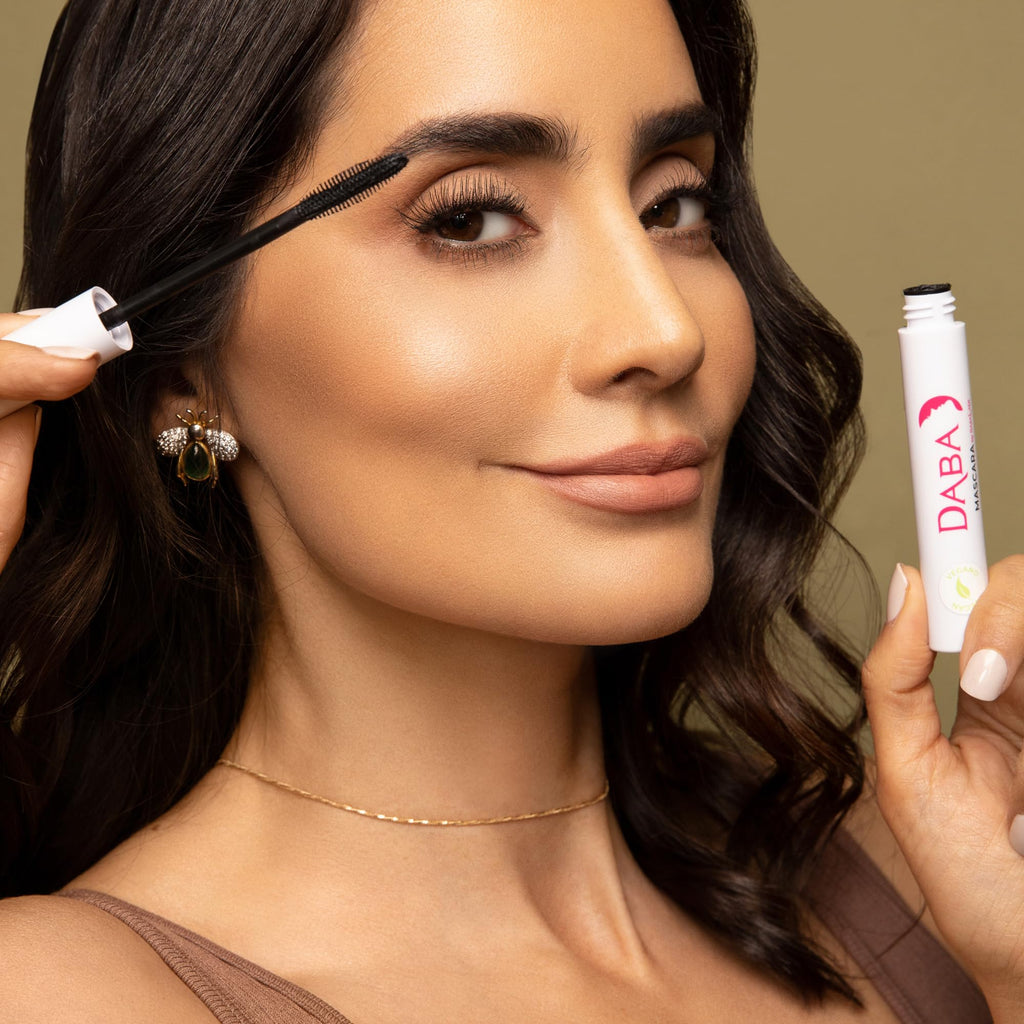 Dabalash Daba Duo Waterproof Mascara & Gentle Vegan Mascara in Very Black | Long, Voluminous, Defined Lashes
