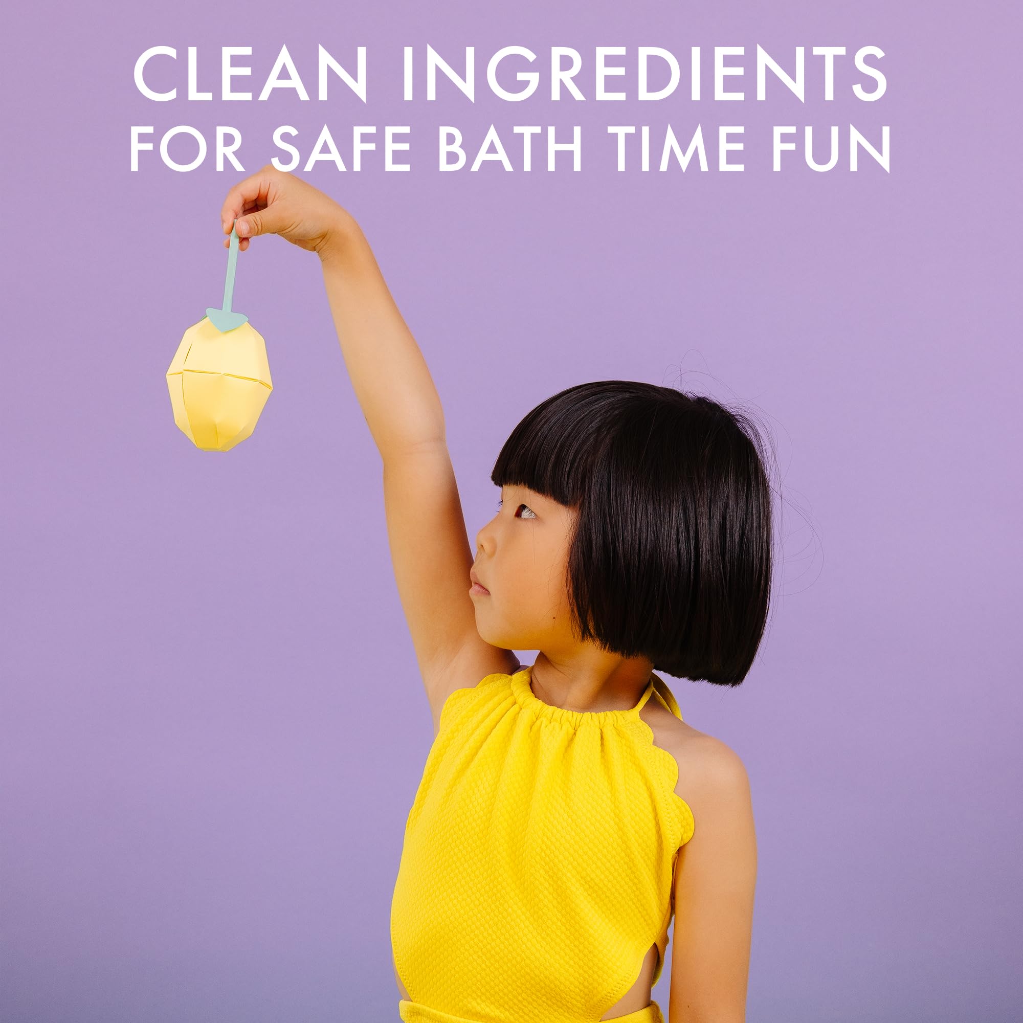 Dabble & Dollop Lemon Body Wash & Shampoo — 3-in-1 Kid’s Bath (10oz x2) | Tear-Free, Vegan