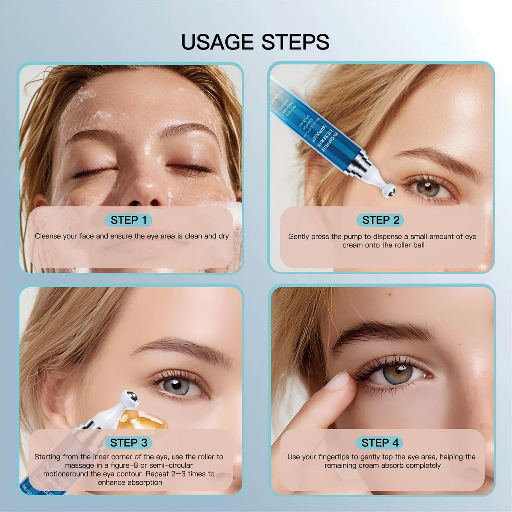 DACYMUN Caffeine Retinol Eye Cream - 0.5 fl oz | Dark Circles, Puffiness & Fine Lines