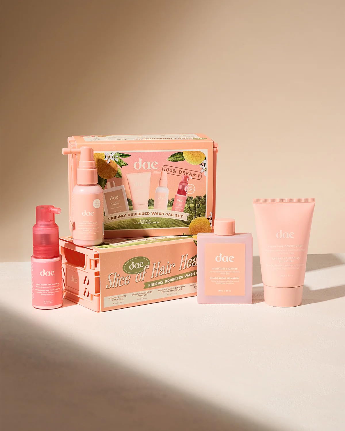 DAE Freshly Squeezed Wash Set Refreshing Citrus Hair Cleanse