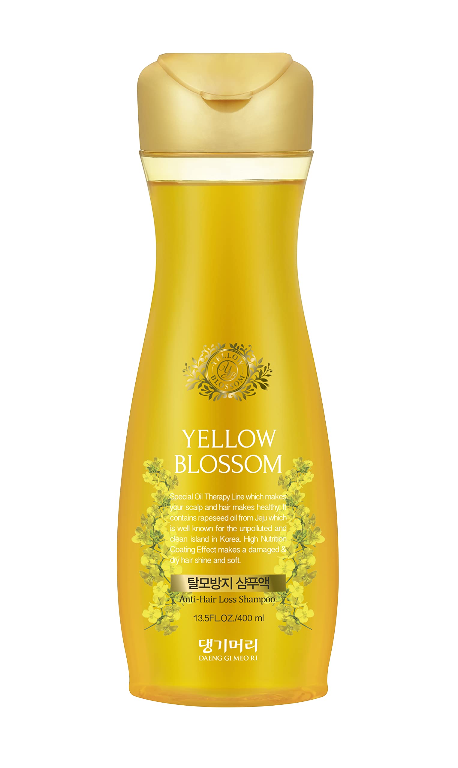 Daeng Gi Meo Ri Yellow Blossom Anti-Hair Loss Shampoo – Nourishing, Moisturizing Scalp Care for Shine | 400ml