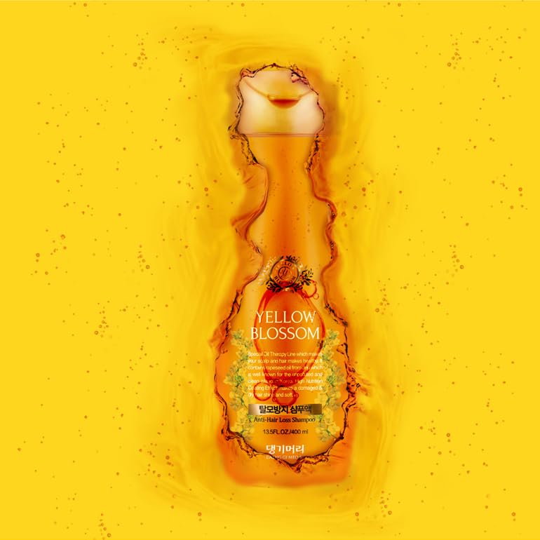 Daeng Gi Meo Ri Yellow Blossom Anti-Hair Loss Shampoo – Nourishing, Moisturizing Scalp Care for Shine | 400ml