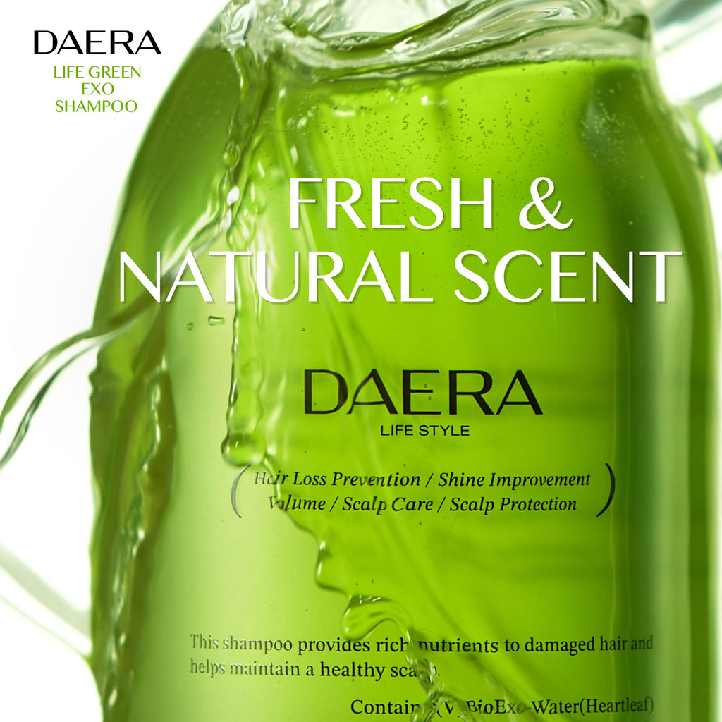 DAERA Life Green Exo Shampoo – Thinning Hair Thickening, 10.24 fl oz