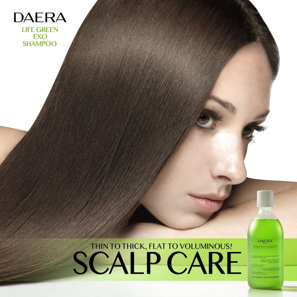 DAERA Life Green Exo Shampoo – Thinning Hair Thickening, 10.24 fl oz