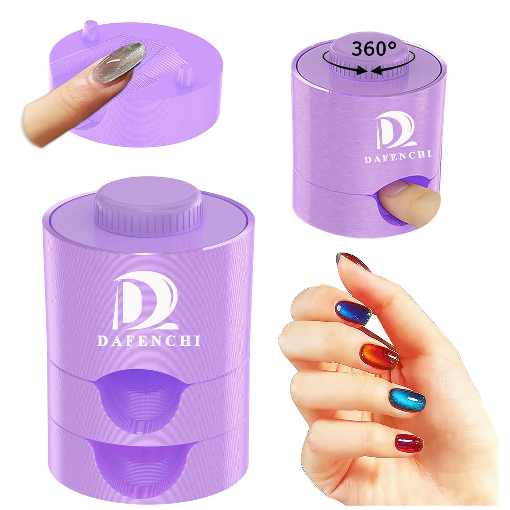 DAFENCHI Glass Bead Nail Magnet Spinner – Cat Eye Gel Polish Tool for Salon-Quality Nail Art