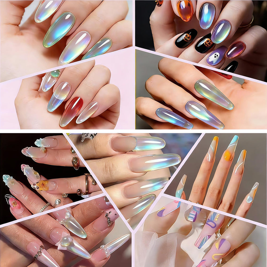DAFENCHI Glass Bead Nail Magnet Spinner – Cat Eye Gel Polish Tool for Salon-Quality Nail Art