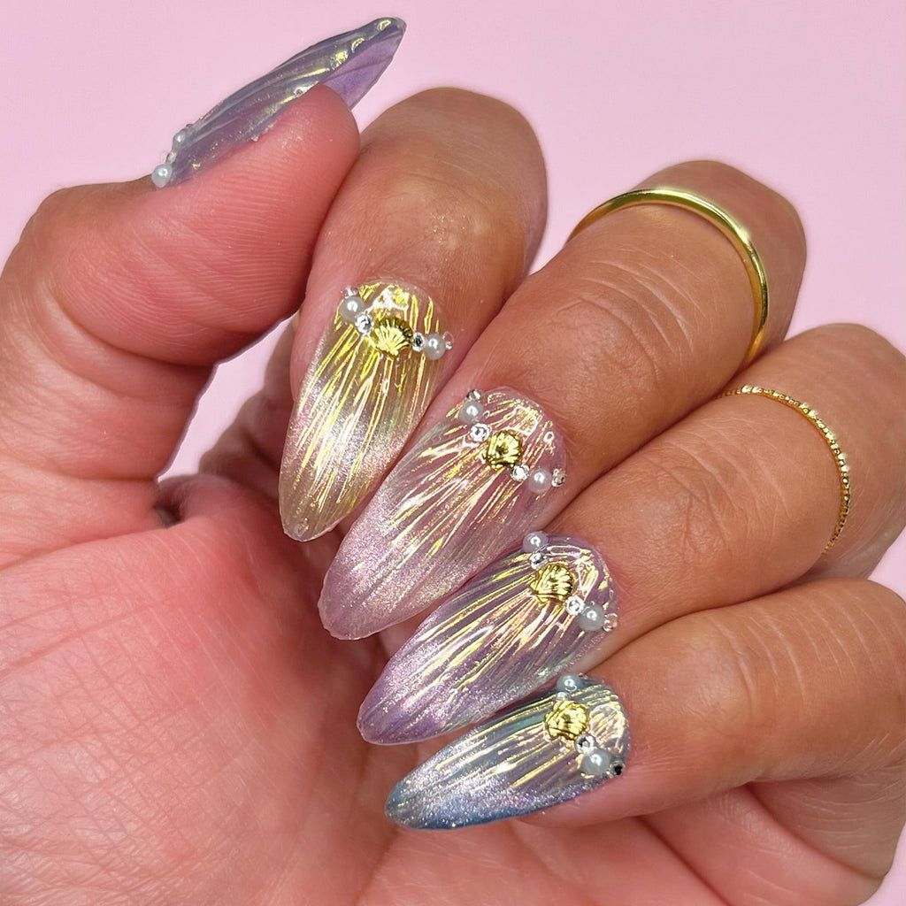 Daily Charme 3D Chrome Effect No-Wipe Gel Nail Polish | 5g UV/LED Clear Gel for Chrome Powders