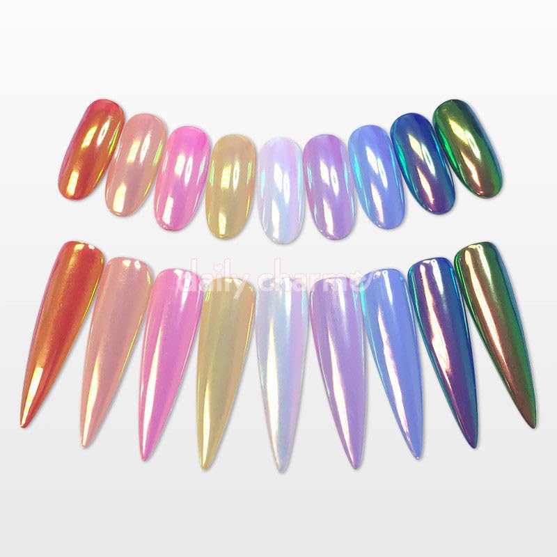 Daily Charme Chrome Effect No-Wipe Gel – 15ml Base for Chrome Powder, High-Gloss Mirror Finish