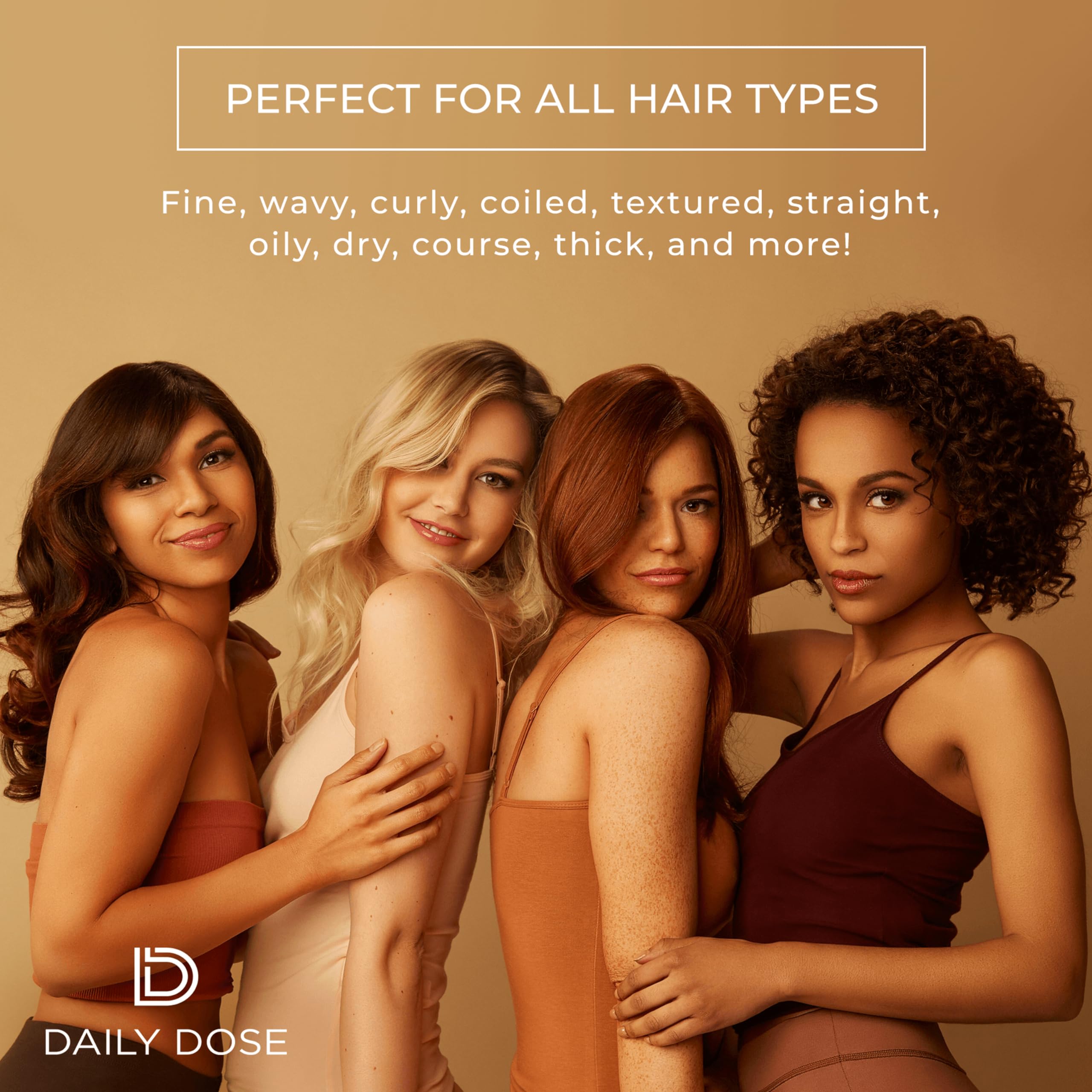 DAILY DOSE Award-Winning Clean Moisture Leave-In Conditioner Spray – Detangles, Frizz Control & Shine