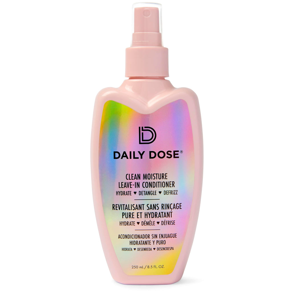 DAILY DOSE Award-Winning Clean Moisture Leave-In Conditioner Spray – Detangles, Frizz Control & Shine