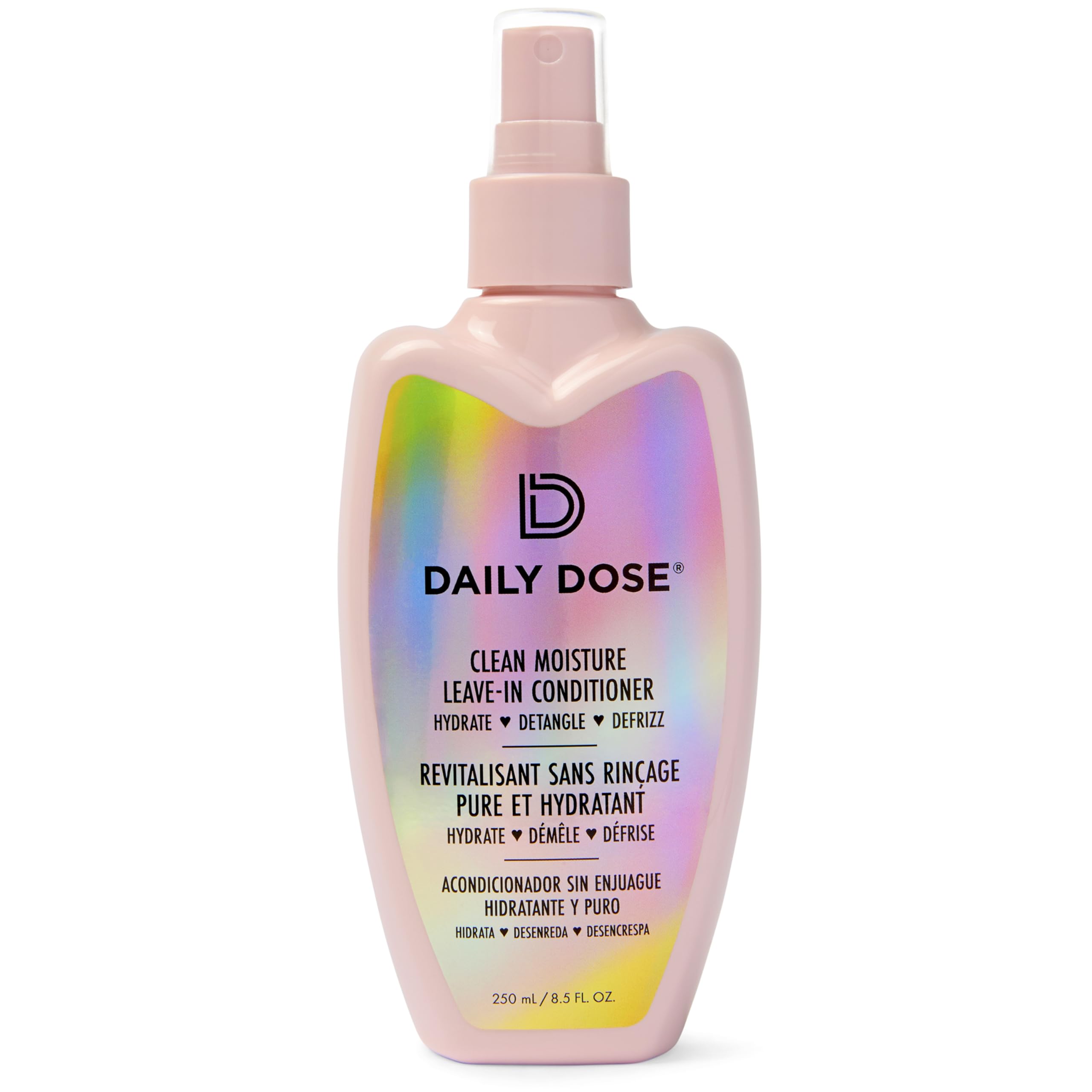 DAILY DOSE Award-Winning Clean Moisture Leave-In Conditioner Spray – Detangles, Frizz Control & Shine