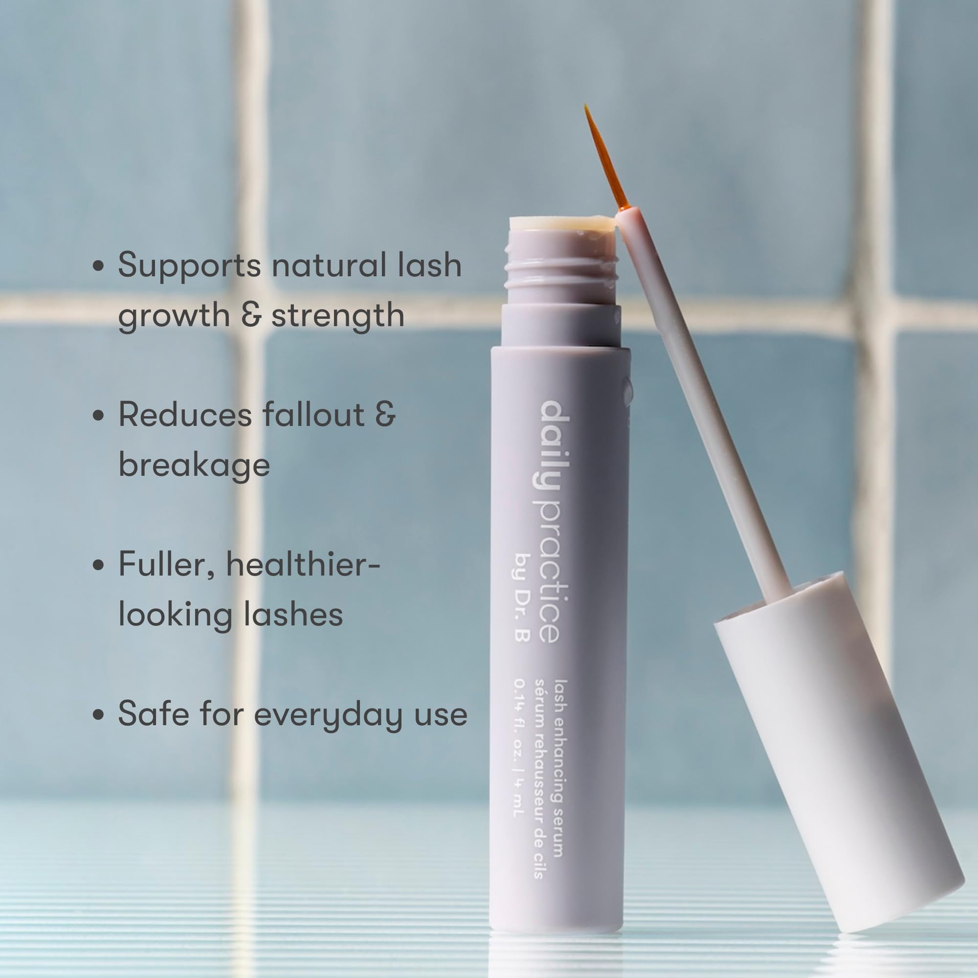 Daily Practice by Dr. B Lash Serum – Peptides, Biotin & Hyaluronic Acid for Lashes