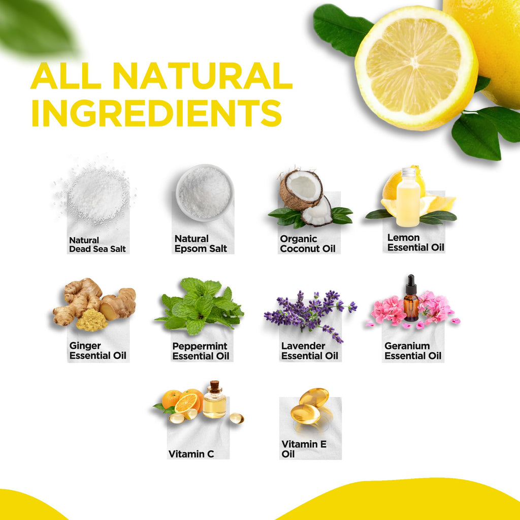 Daily Remedy Citrus Detox Foot Soak with Epsom Salt | Foot Care Pedicure | Made in USA