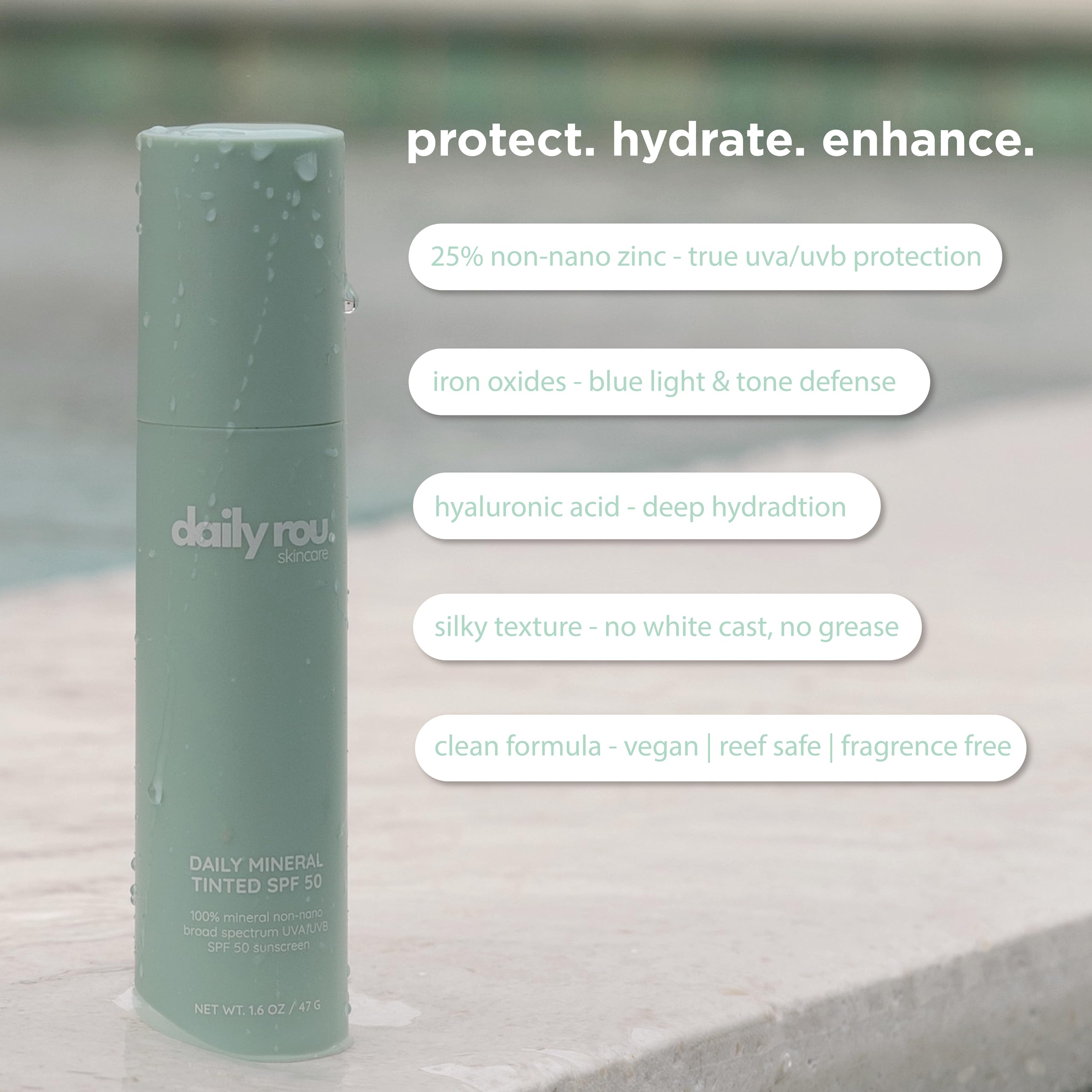 DailyRou Daily Mineral Sunscreen SPF 50 – Lightweight, Hydrating & Sheer Finish